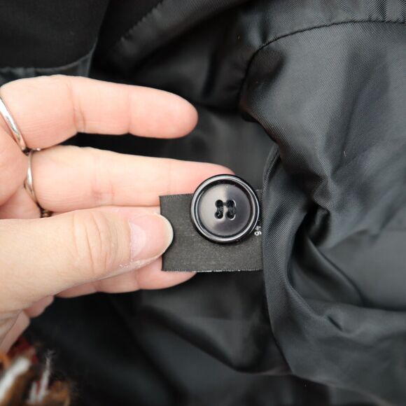 View Suit Womens 12 Black Skirt Suit Notch Lapel Single Breasted Blazer - Picture 9 of 16